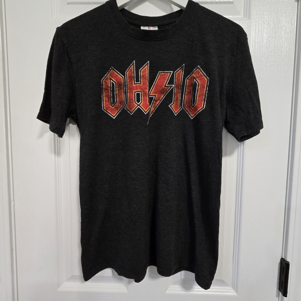OHIO Where I'm from Women's‎ Black Tee Shirt Size Small